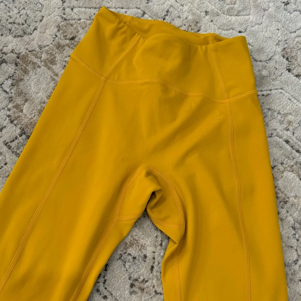 BuffBunny Mustard Yellow Leggings - Picture 4 of 7
